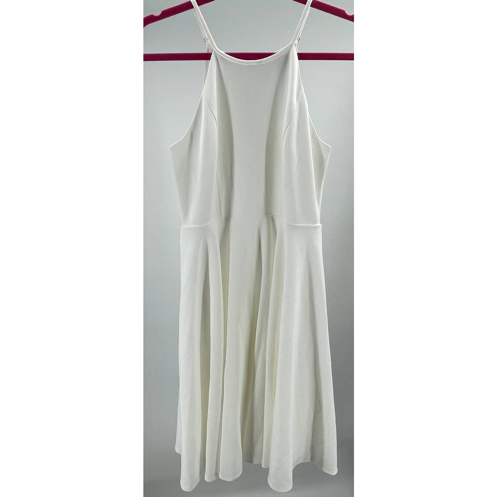 LULU'S SZ S Irresistible Charm White Midi Halter Skaker Dress NEW B100 - Picture 3 of 8